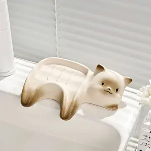 Lazy Cat Ceramic Soap Holder