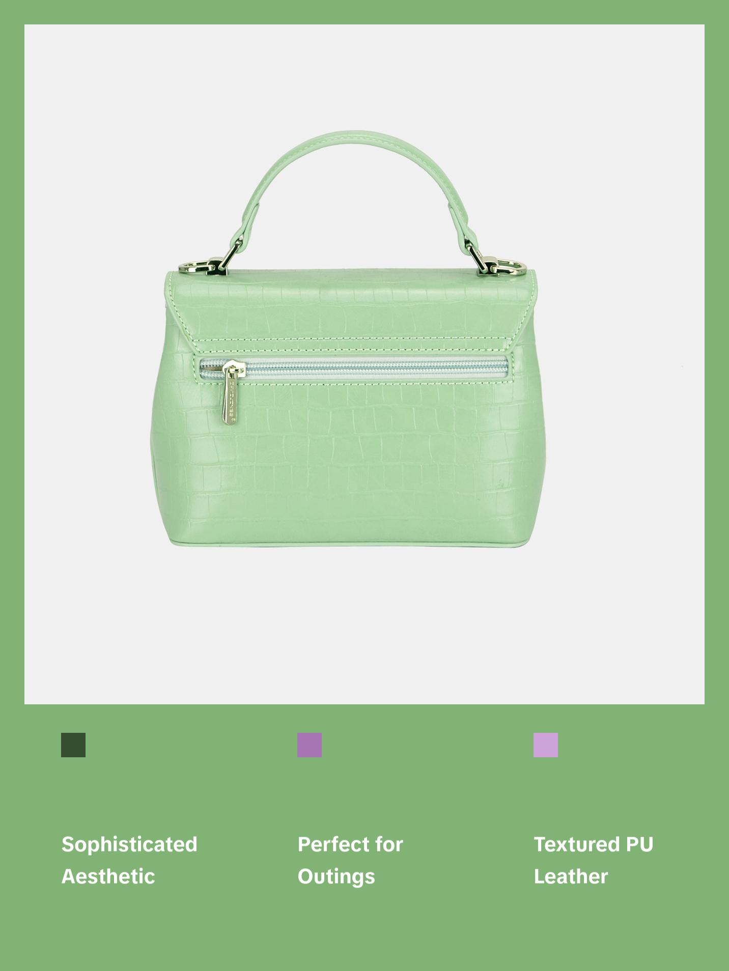 David Jones Texture PU Leather Handbag