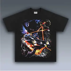 VINTAGE FANTASTIC FOUR TEE, Retro 90s Movie T-Shirt, Heavyweight Graphic Tee, Vintage Y2K Round Neck Tee