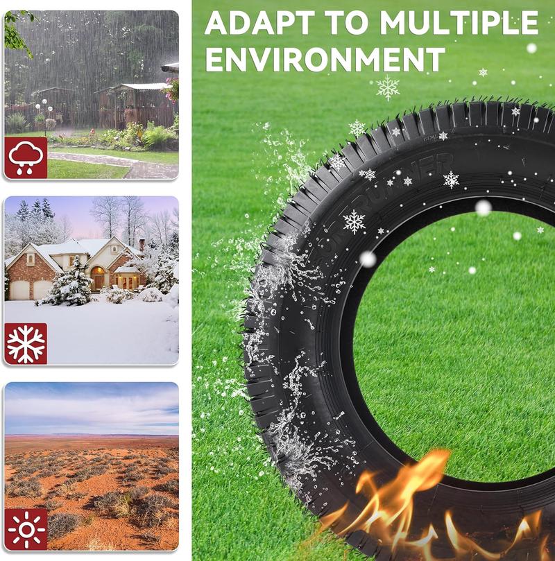 YITAMOTOR 22x9.5-12 Lawn Mower Tires, Suitable for Lawnmowers, Motorcycles, Garden Tractors, Golf Carts, and Farm Equipment, 4Ply, Set of 2