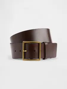 Gap Women's Leather Square-Buckle Belt