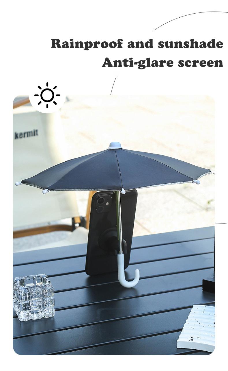 NiqueAura Protection Phone Umbrella for Sun Universal Adjustable Piggy Suction Cup Phone Stand with Sun Shade Cover NiqueAura Protection Phone Umbrella for Sun Universal Adjustable Piggy Suction Cup Phone Stand with Sun Shade Cover