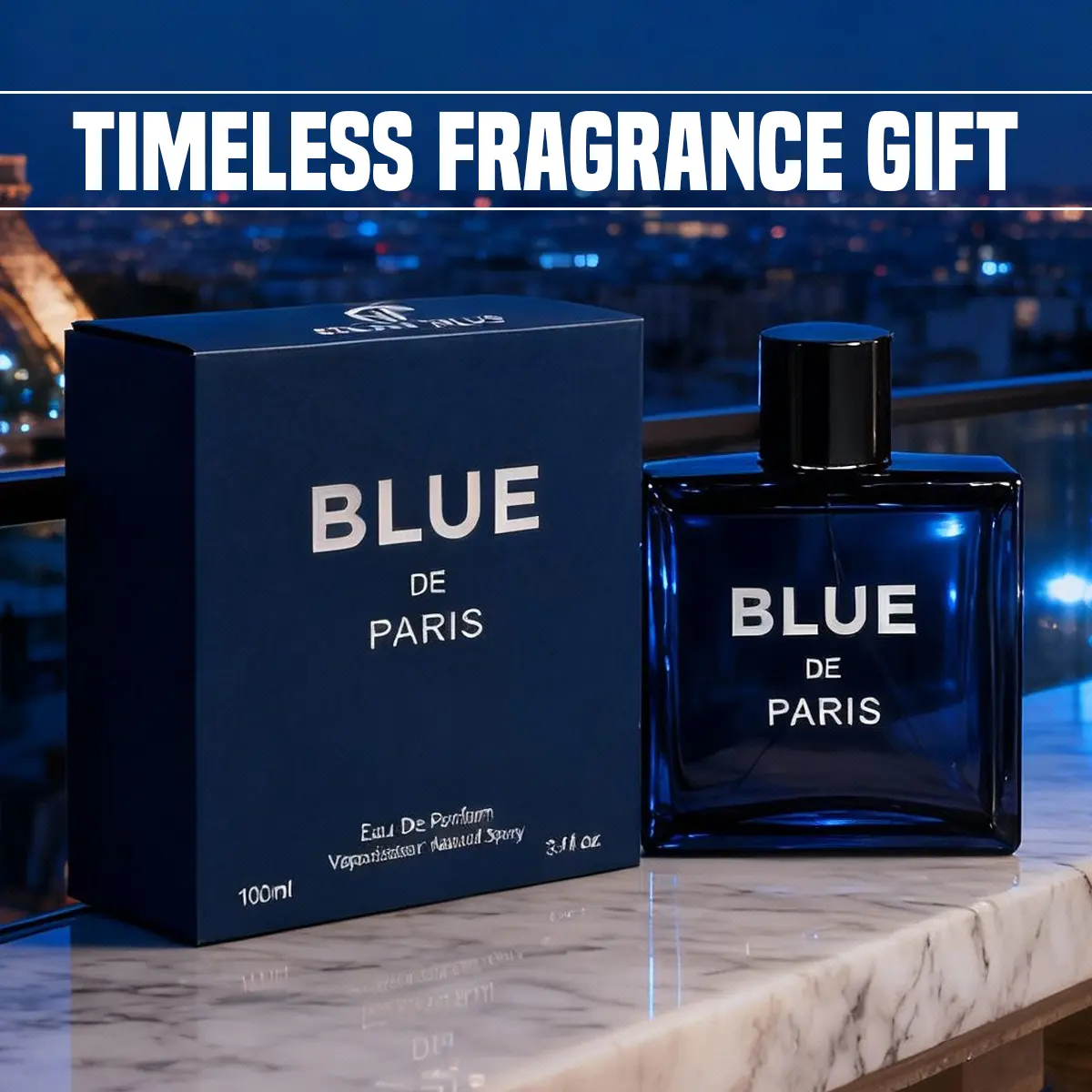Blue the Paris Perfume for Men 100ml 3.4fl.oz. Eau de Parfum
