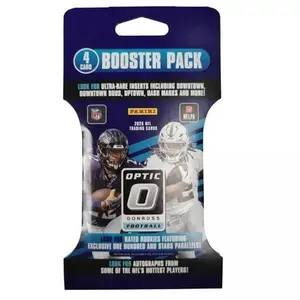 Panini Optic 2025 NFL Trading Cards Booster Pack - 4 Cards Including Ultra-Rare Inserts & Autographs