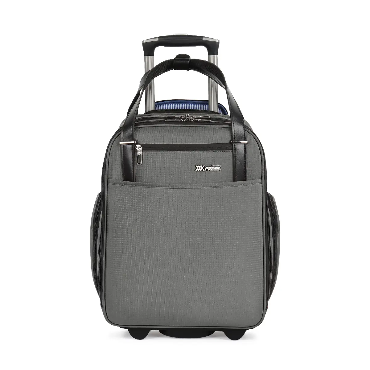 16" Underseat Carry On Luggage for Airplane,Soft Side Rolling Suitcases with Wheels,Lightweight Personal Item Travel Bag for Men Women