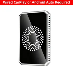 【FIFA World Cup 2026】Yurnlv  Al Box -Streaming Netflix/Youtube/Tiktok/Google Play/ 3 in 1 Wireless CarPlay and Android Auto Adapter suitable for Factory wired CarPlay Cars