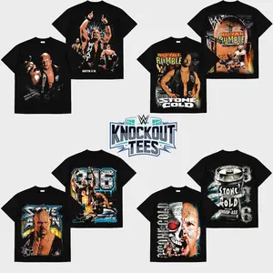 Stone Cold Steve Austin Collection Premium Cotton T-Shirt, Texas Rattlesnake Graphic Tee Set, Vintage Wrestling Shirt Bundle, Pro Wrestling Graphic Tee for Fans, Gift for Wrestling Fans, Gift for Boyfriends