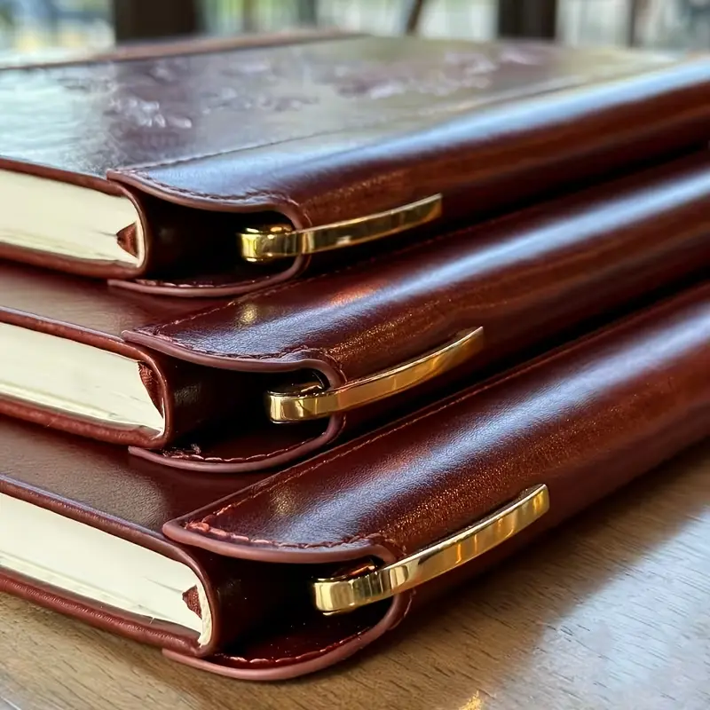 Professional A5 Hardcover Notebook - 100g Paper, Pen Slot, Bookmark Ribbon, Ideal for Diaries, Gifting - Perfect for Writers, Students