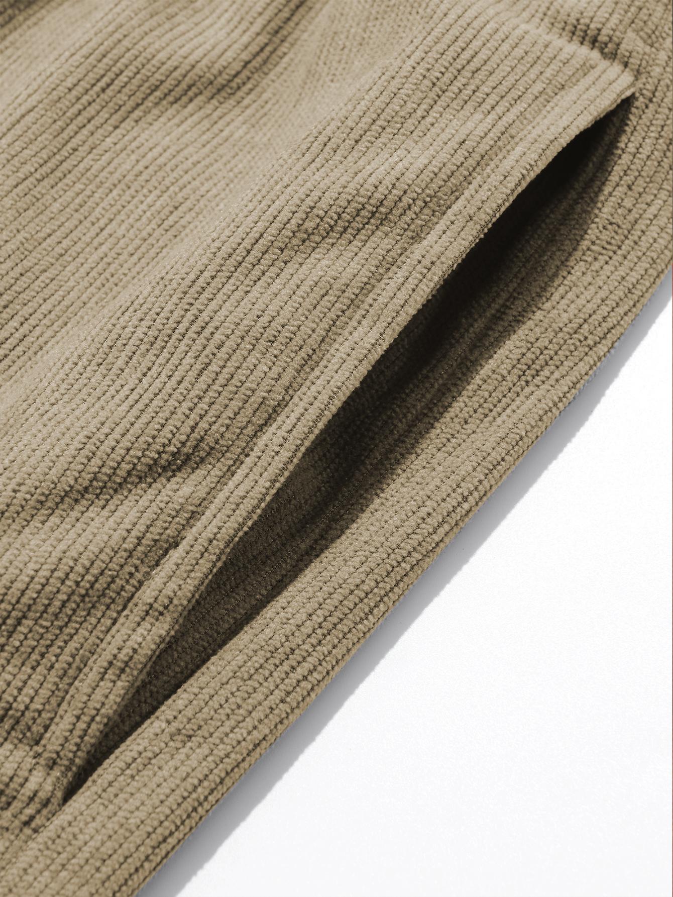 Men's 3-Piece Casual Woven Pants Set - Gray, Khaki, Black, Green - Minimalist, Versatile, Fitted Jogger Style Loose Fit Clothing - Comfortable for Spring, Autumn - Men's Outfit Sets, Fathersday Gift,sohochic