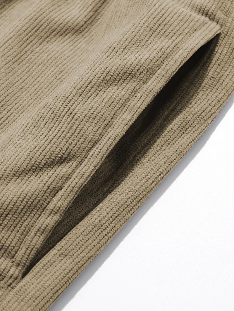 Men's Three-Piece Casual Pants Set - Gray Khaki and Black Green Minimalist Versatile Jogger Style Loose Fit Comfortable Spring Autumn Trousers