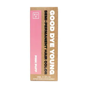 Good Dye Young Pink Puff Pastel Pink Semi-Permanent Hair Dye 12-16 Washes Vegan Cruelty-Free - Haircare