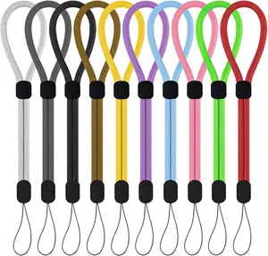 10Pcs Wrist Strap Lanyard,Adjustable Wrist Strap Phone Wrist Straps Nylon Lanyards for Keys Key Strap,Suitable for Electronic Devices Mobile Phones Cameras USB Flash Drives Wallets Badge(Colorful) TKYZMS