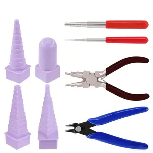 Complete Jewelry Making Tools Kit  Wire Wrapping Pliers, Ring Shaping Mandrels & Cutters for DIY Jewelry