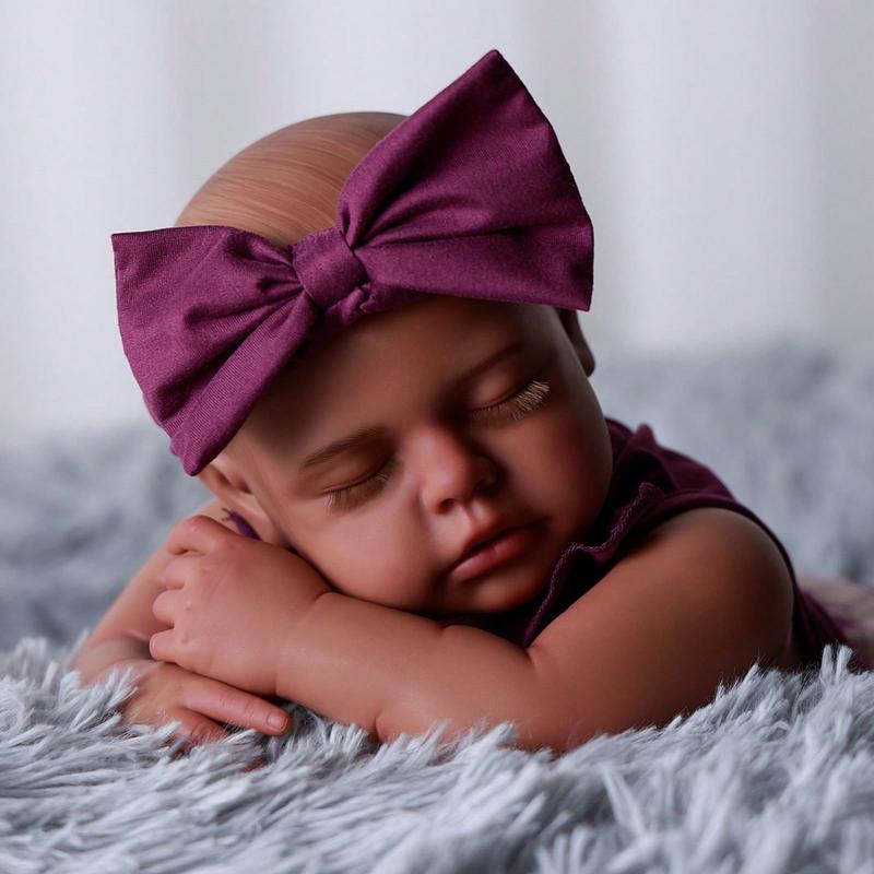 BABESIDE Lifelike Reborn Baby Dolls Black Girl Callie - 20 - Inch Soft Body Realistic Newborn Baby Doll Poseable Limbs Real Life Baby Dolls with Clothes and Toy Gift for Kids Age 3+ Rebornbabydoll