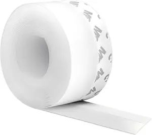 VAYWET 16.4Ft Door Weather Stripping 3pcs/2pcs/1pc, (1.38in Width) Weather Stripping Door Draft Stopper Adhesive Seal Strip Anti Draft Insulation Tape for Doors Windows and Shower Doors