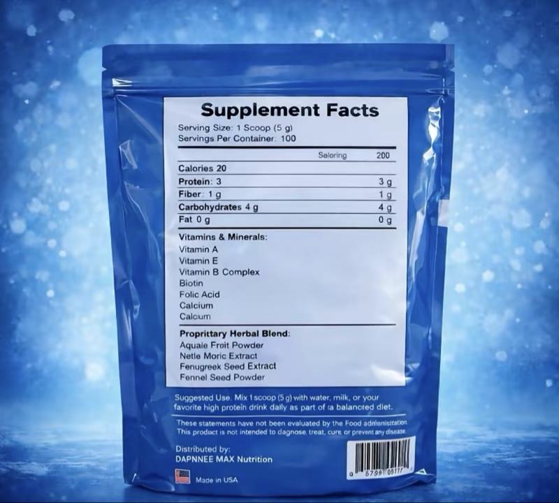 2 Daphnee Nutritional  protein Protein Calcium