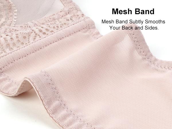 Live HSIA Mermaid Scales Plus Size Lace Mesh Unlined Full Coverage Underwire Bra