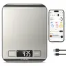 Ultrean Smart Kitchen Weight Scale - Digital Display, 33lb Portable Multi-Function Stainless Steel Food Scale with Built-in Nutritional Calculator for Home Meal Prep & Accurate Portion Measurement