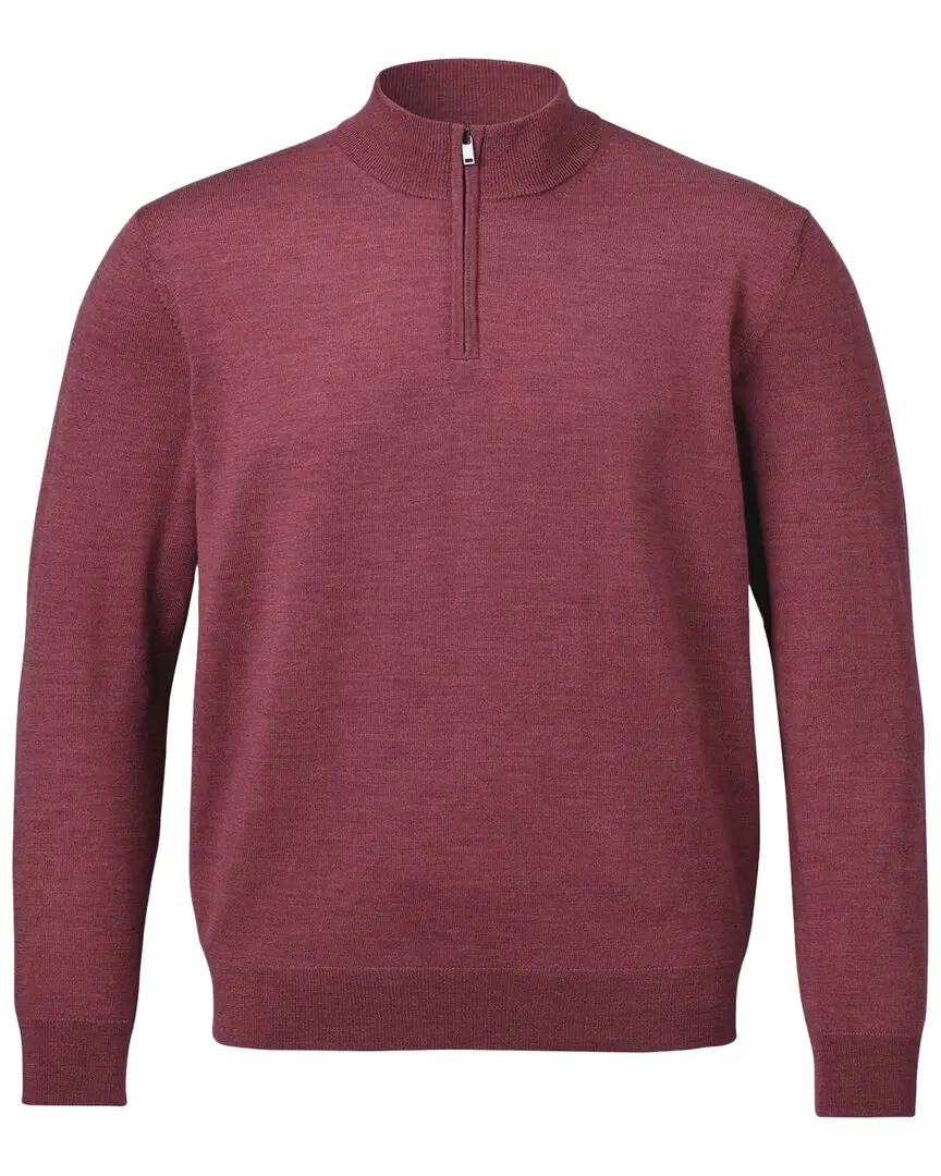 Charles Tyrwhitt  Merino Wool Zip Neck Sweater