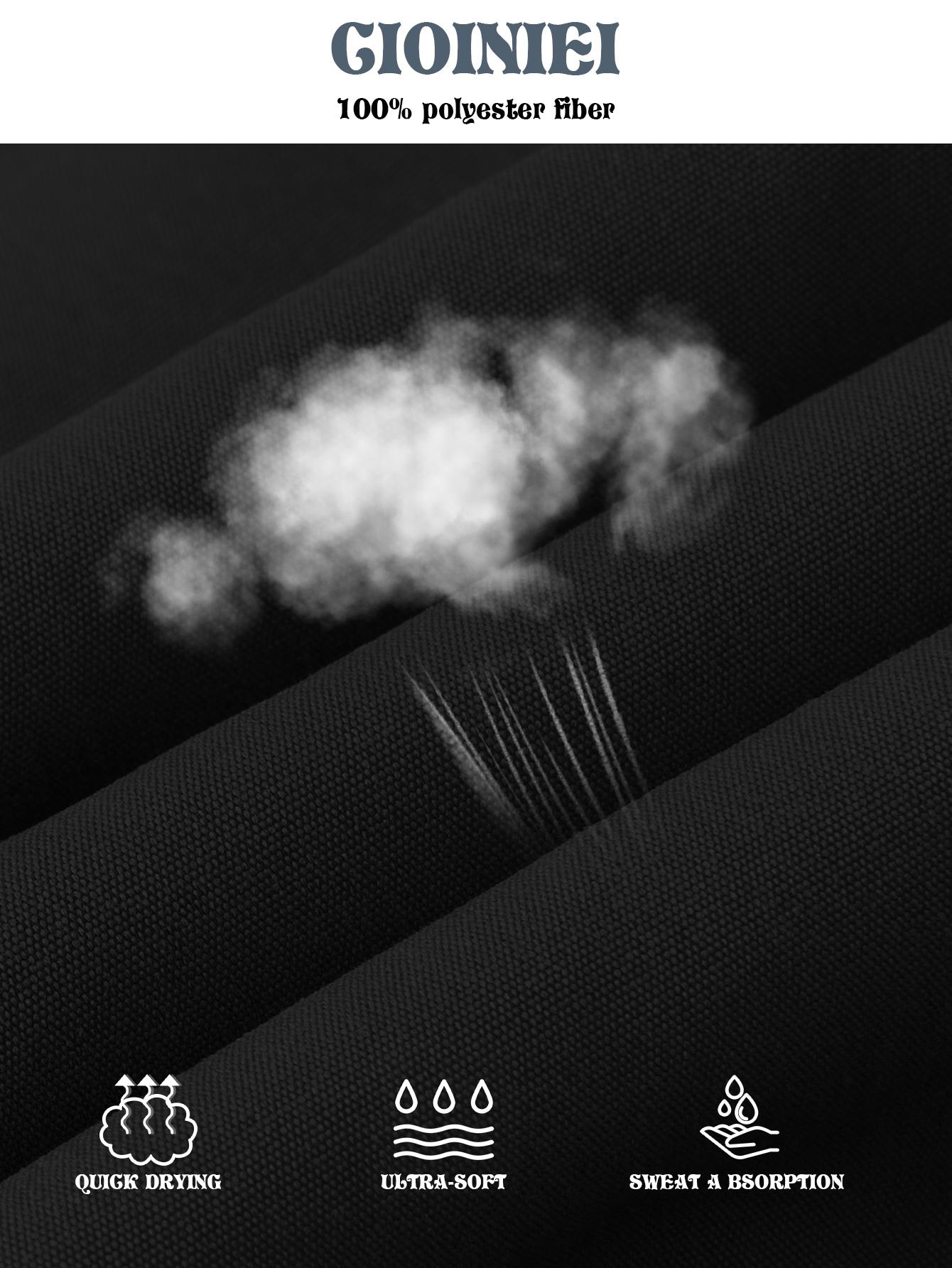 CCCMAI Men's Cargo Pants with Multiple Pockets - Durable Polyester, Machine Washable, Perfect for Hiking and Outdoor Activities, Breathable Comfortable Loose Fit Long Pants with Color-Blocked Side Panels and Drawstring Waist Design. Menswear