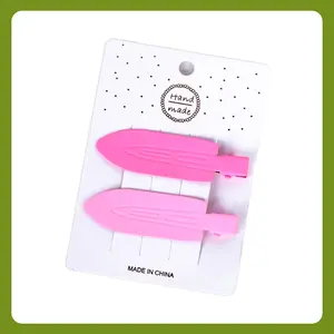 Cute Colorful Hair Clip for Human Hair Wig Handmade Pink Clips