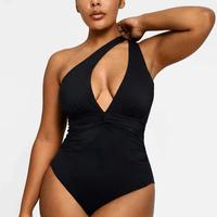 Ruched Twist-Front  Black