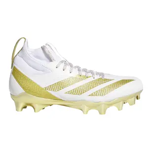 adidas Mens Adizero Impact Exotic Speed Football Sneakers Shoes - Gold, White