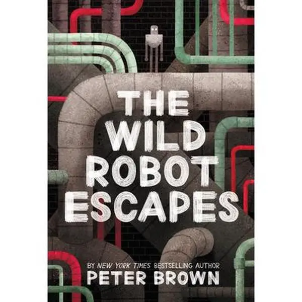 Used Hardcover Novel - The Wild Robot Escapes: Volume 2 by Peter Brown (English) - New York Times, Heartwarming Story, 0.83 lbs, Civilized World Theme - School & Educational Office Stationery Supply, Book