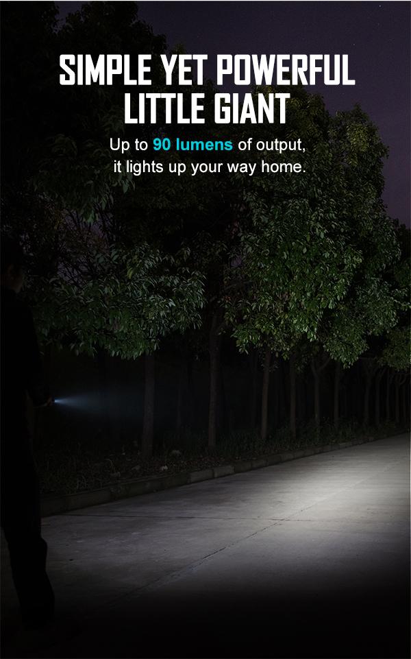 OLIGHT i3E EOS 90 Lumens PMMA TIR Lens AAA Flashlight Compact Keychain Flashlight EDC Flashlight for Night, Camping