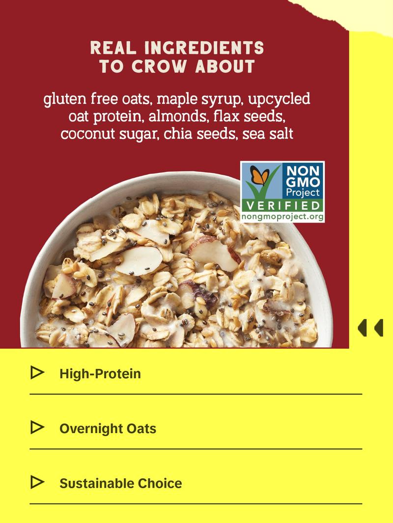 Maple Almond Protein Oats, 32oz