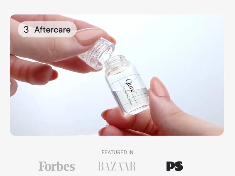 Qure Micro-Infusion System: Facial Serum for All Skin Types - 2 Months Mixed (For Wrinkles + Dark Spots)