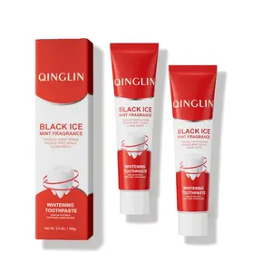 【Brightening Formula】QINGLIN Whitening Toothpaste with Mint - Remove Stains, Fight Plaque, Refreshing Mint Flavor, Family Size Dental Care