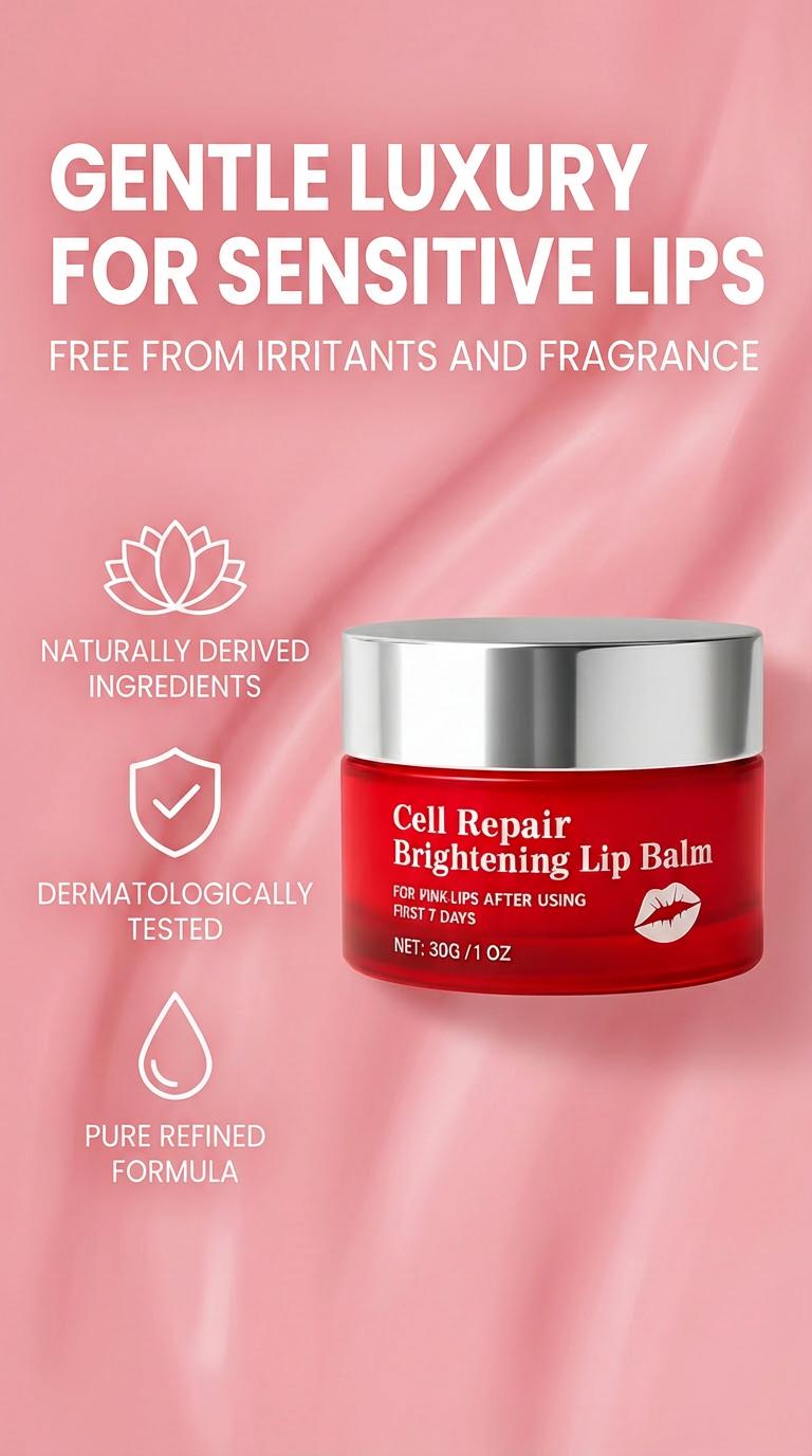 NovacaraX Lip Brightening Balm – Unisex Formula for Dark Lips, Smoker’s Lips & Pigmentation – Softening, Moisturizing & Long-Lasting Protection