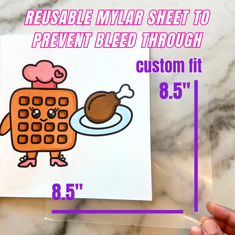 3 Coloring Books + 8 Ohuhu Markers - Build Your Own Coloring Book Bundle by Wook Books