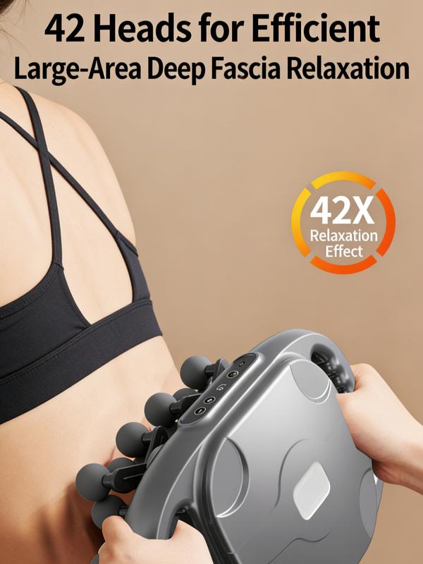 12-Ball Massage Gun 30-Level Intensity Adjustment 9 Massage Modes Effectively Relieves Back, Shoulder, Leg, and Foot Pain Quiet Muscle Massager Features Red Light Therapy Adjustable Settings Ideal for Daily Use Perfect Christmas Gift Choice