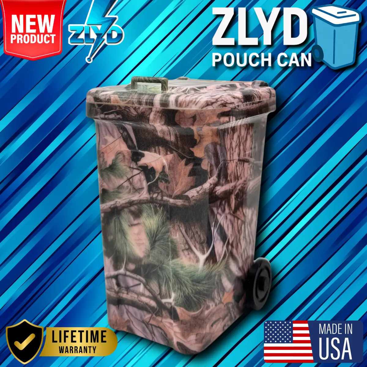 Woodland Whisper Camo Zyn Zlyd Zashcan