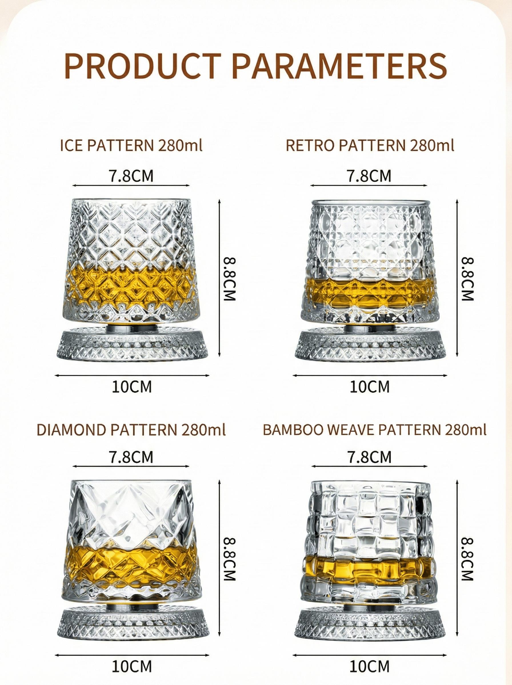 360° Rotating Crystal Glass Cup, Star-Cut Spinning Whiskey & Wine Glass, Elegant Stress Relief Drinkware, European Style Bar Glass Set, Premium Gift Choice, Whiskey Tumbler 360° Rotating Crystal Glass Cup, Star-Cut Spinning Whiskey & Wine Glass, Elegant Stress Relief Drinkware, European Style Bar Glass Set, Premium Gift Choice, Whiskey Tumbler