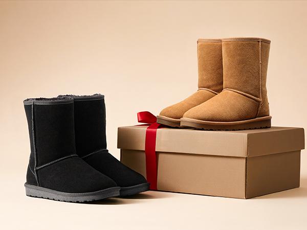 Bruno Marc Men's Winter Boots Cold Weather Outdoor Casual Warm Suede Faux Fur Lining Short Boots