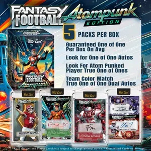 2026 Wild Card Fantasy Football Atompunk Edition Sports Trading Card Collectible Sports Card