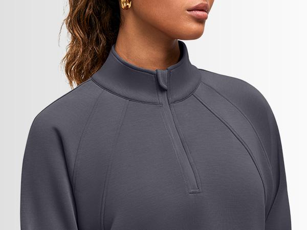 G4Free Womens Sweatshirts Half Zip Pullover Long Sleeve Shirts Clothes Outfits