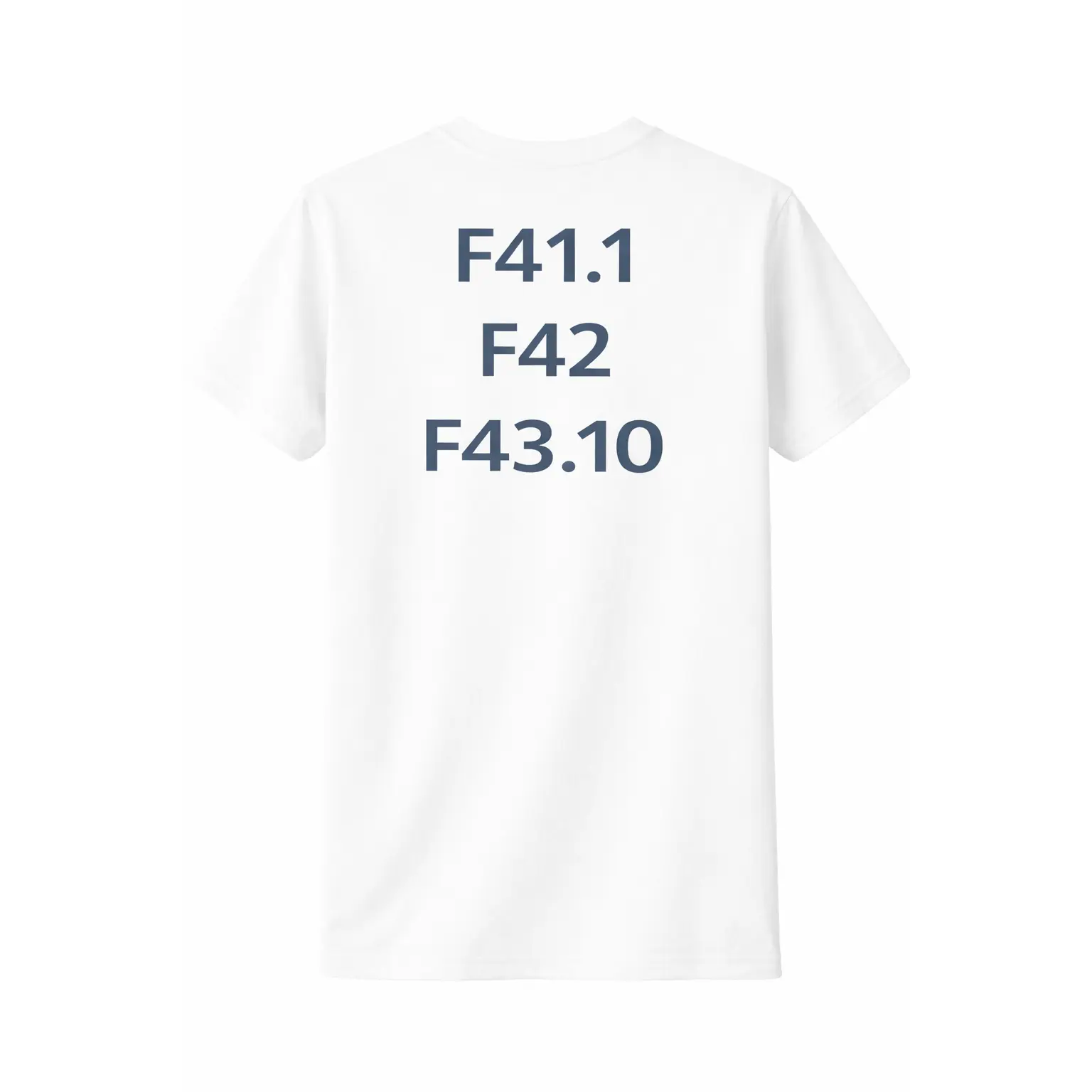 DSM Codes Awareness T-Shirt – Multi codes - White