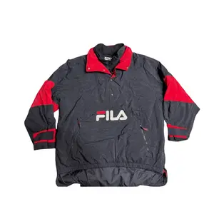Vintage Fila Windbreaker Jacket Red