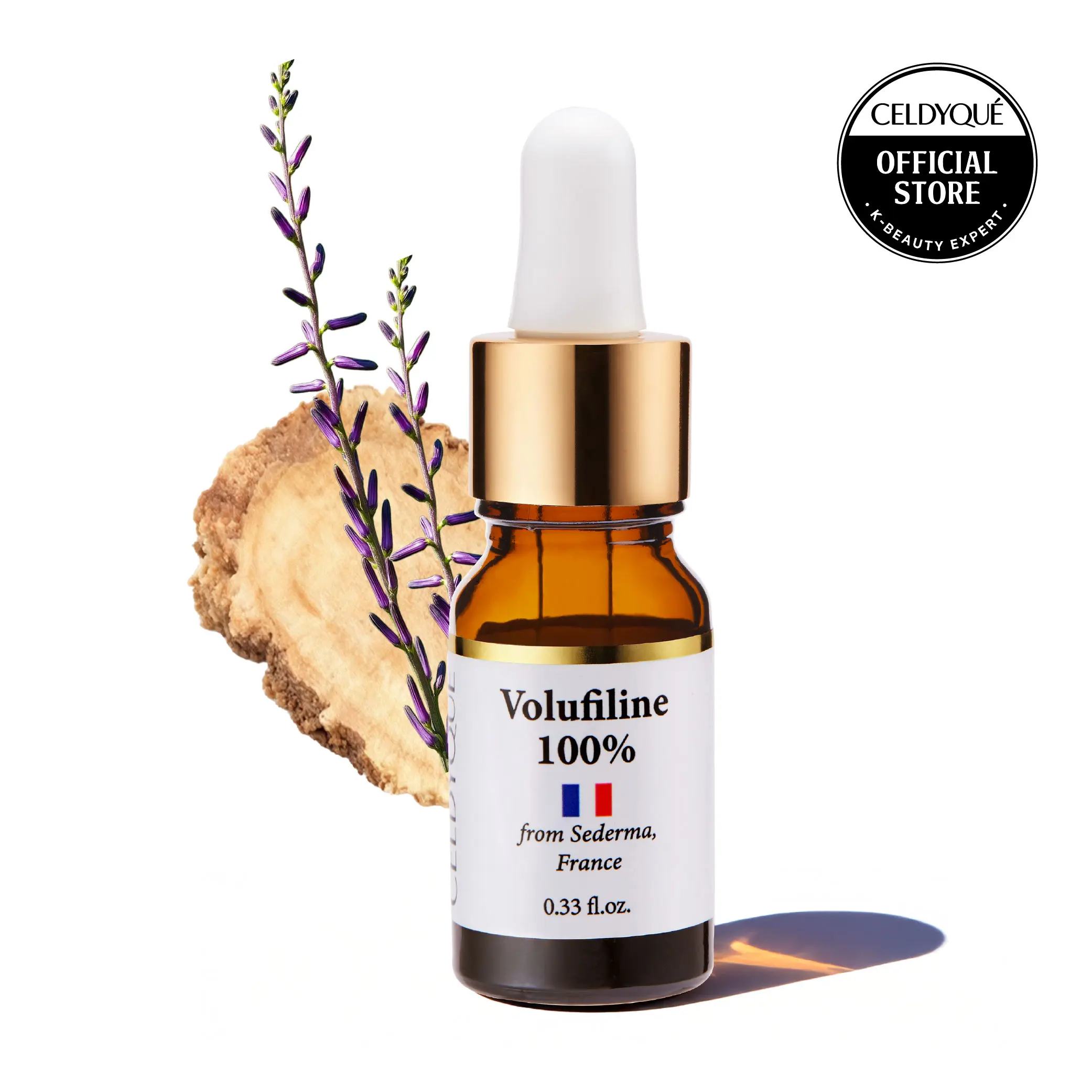 [CELDYQUE] Volufiline 100% Pure Concentrate Serum | K-Beauty Plumping Skincare for Smile Lines & Under Eyes | 10ml