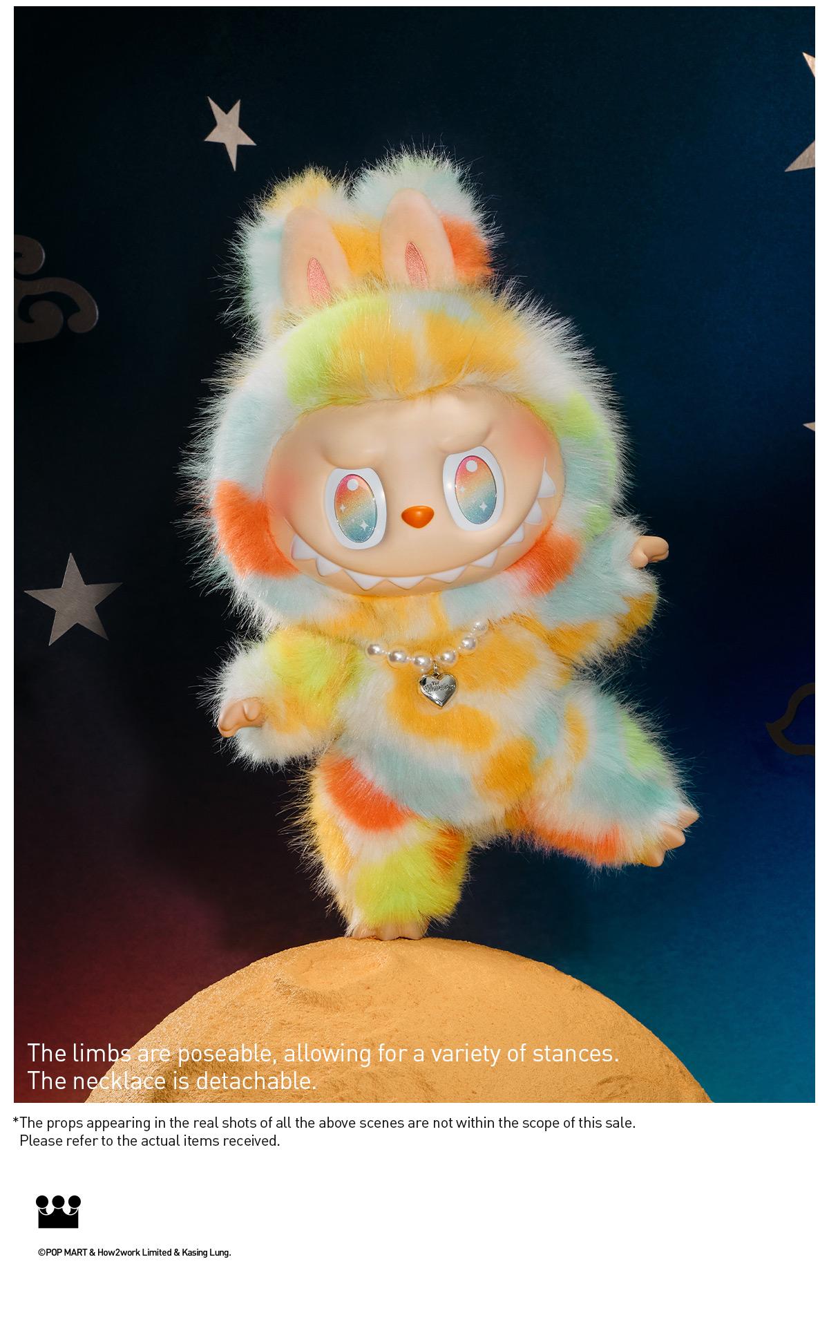 POP MART THE MONSTERS Big into Energy Series-ROCK THE UNIVERSE Vinyl Plush Doll, Labubu Collectible Toys