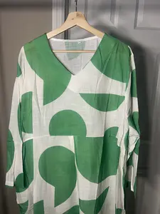 modest big polka dot dress