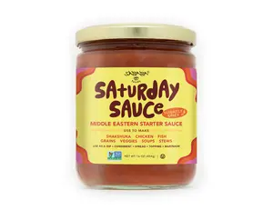 Sababa Foods Saturday Sauce Spicy 16 oz 2 Pack Middle Eastern Tomato Based Starter Sauce for Shakshuka Chicken Fish Stews and More