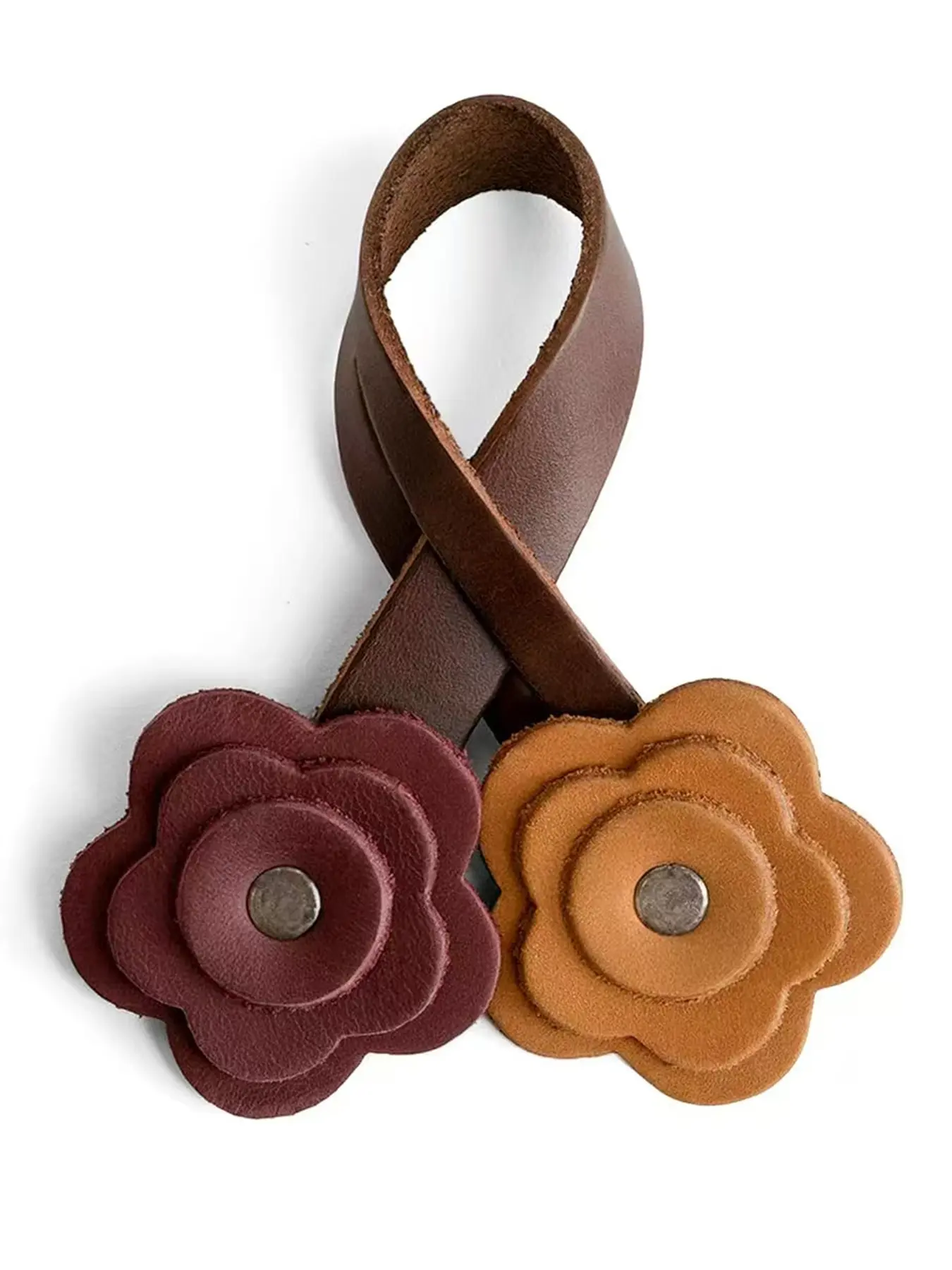Leather Rose Bag Charms, Charms for Purses, Purse Accessories for Handbags, Elegant Accessory for Totes & Backpacks, Perfect Gift Idea for Her, Girly Purse Accessories