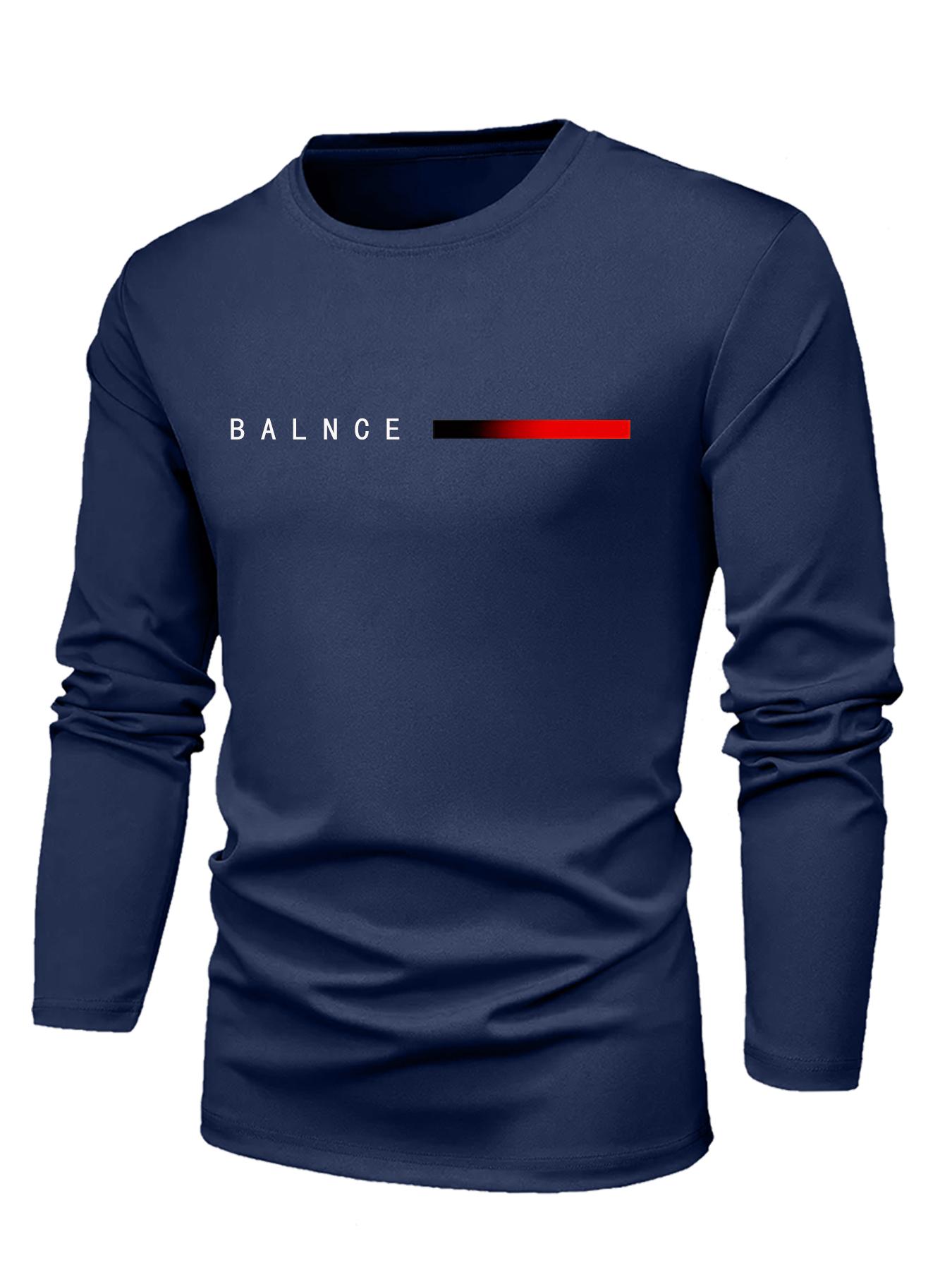 5-Pack Men’s Long Sleeve Tees - Soft Fabric, Multi-Colors for Daily Wear & Gym Workouts | High Value!