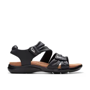 Clarks Womens Kitly Ave Flat Sandals