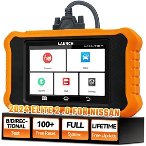 Launch X431 Elite 2.0 Bidirectional Tool Fit for Chrysler Dodge Jeep, 2026 Upgrade Configure Full System Diagnostic, 100+ Free Resets, AutoVIN, Lifetime Free Update